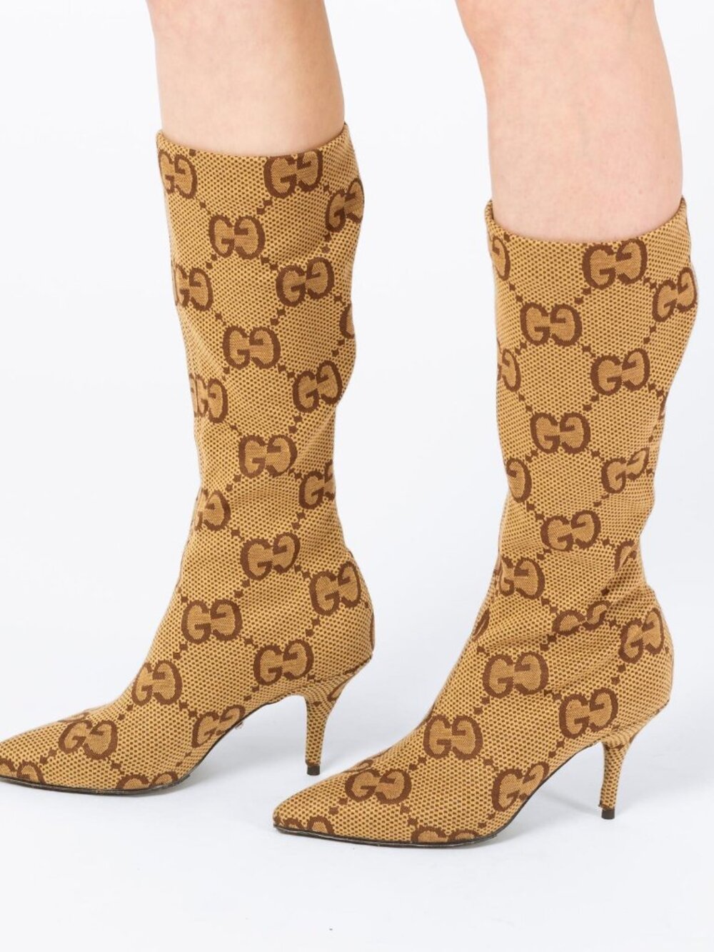 Gucci x Balenciaga Monogram Knife Boots - Size 36 - Picture 3 of 6